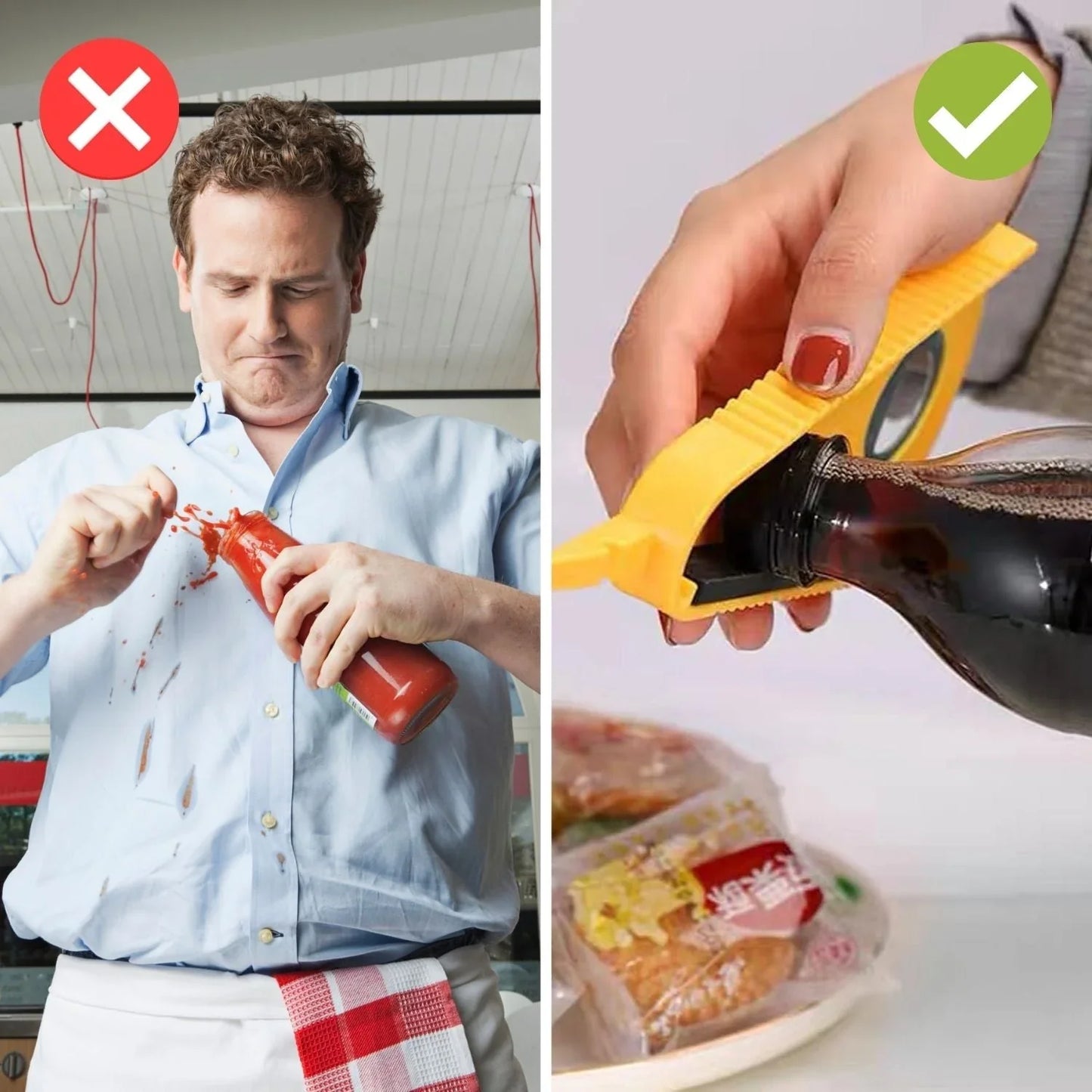 Ergonomischer Flaschenöffner mit Praktischem Griff für Einfache Anwendung