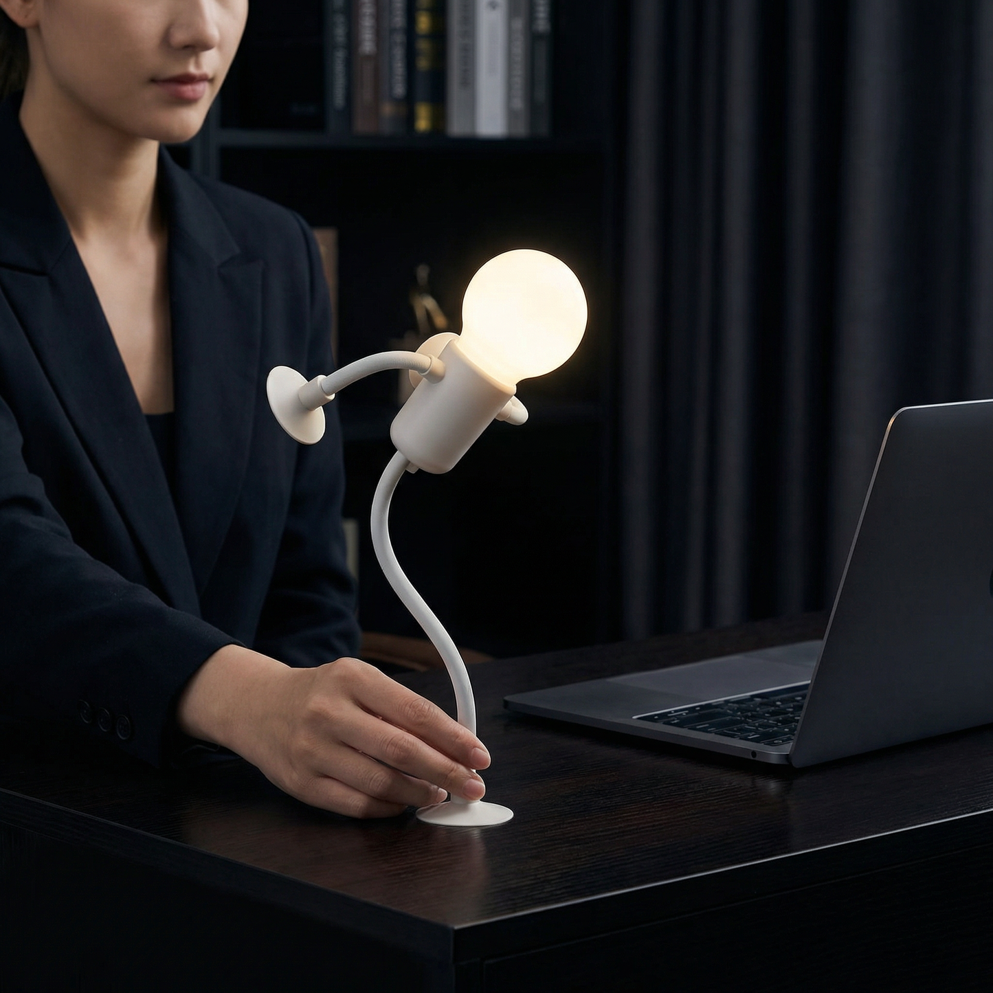 LED Lampe mit Saugnapf – Austauschbares und verspieltes Design für Dekoration