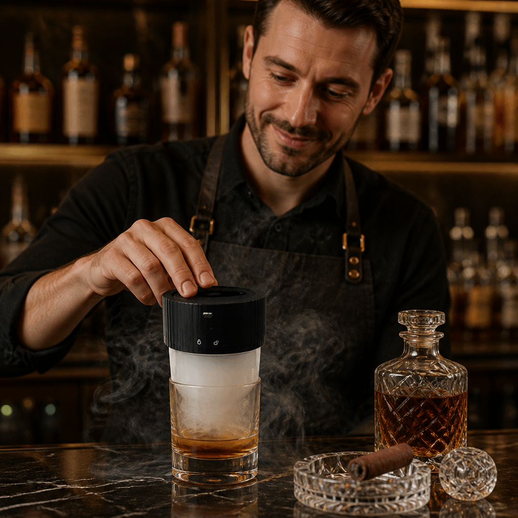 Wiederaufladbares elektrisches Cocktail-Smoker-Set