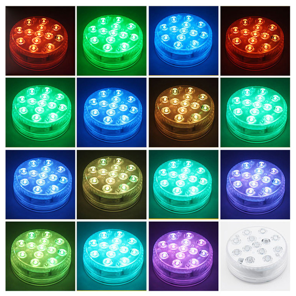 Unterwasser Led Licht Mit Fernbedienung – Rgb Multicolor Poolbeleuchtung Für Badezimmer Und Teiche