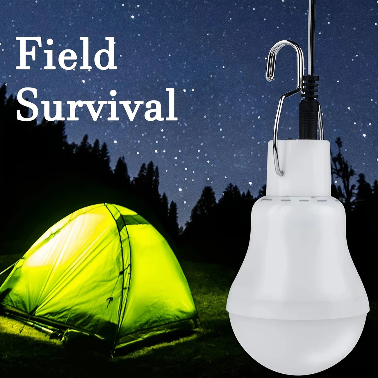 Solarlampe Mit Solarpanel – Energiesparende LED Lampe Für Innen- Und Außenbereich