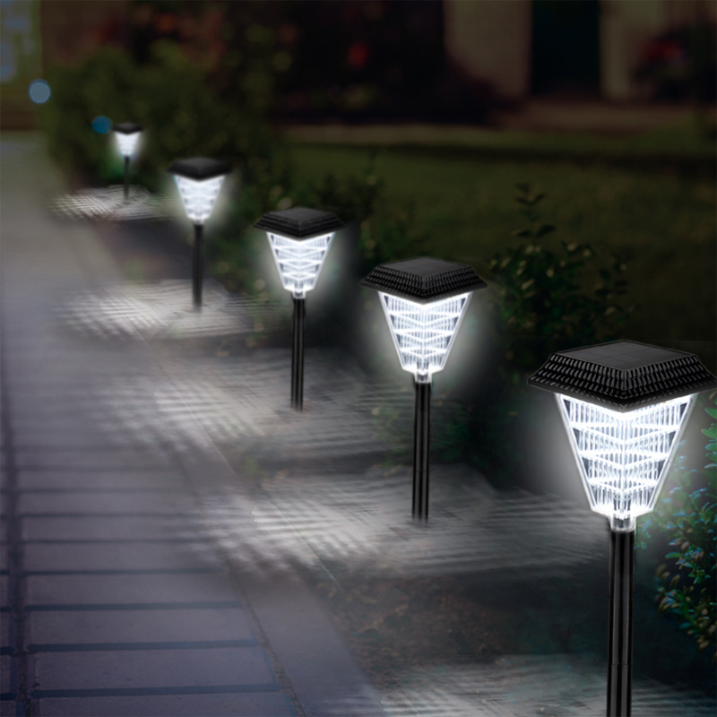 Solar LED Wegleuchten mit Kristalllicht-Effekt – Wasserdichte Außenbeleuchtung für Garten und Einfahrt