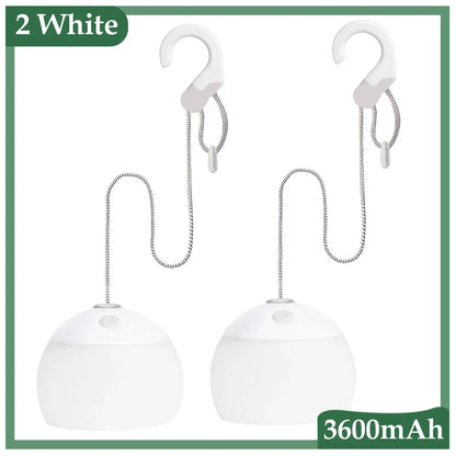 Retro LED Campinglampe - Wiederaufladbares USB-Licht