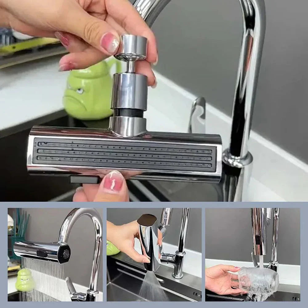 360° Drehbarer Wasserhahnaufsatz