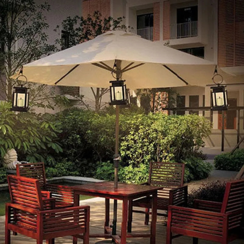 Solar Laterne Mit LED Kerze – Hängelampe für Garten Und Terrasse, Dekolicht für Außenbereich