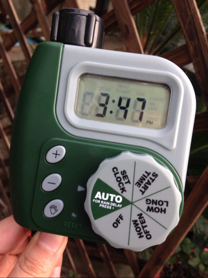 Digitale Bewässerungssteuerung für Garten – Automatischer Wasserhahn-Timer mit LCD-Display