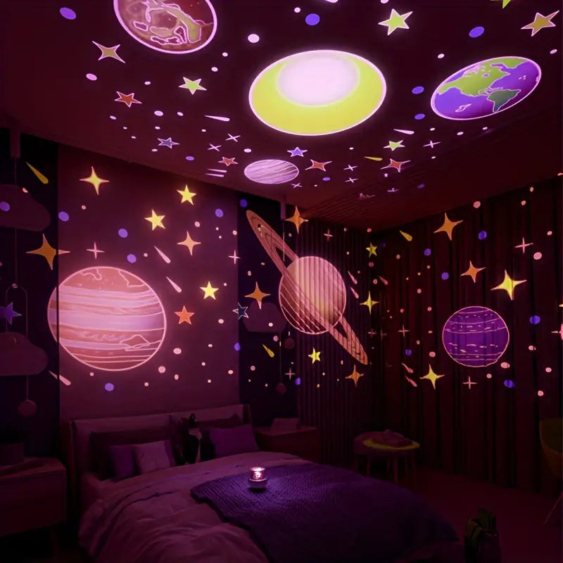Magische Kinderzimmer-Lampe Mit Sterneneffekt