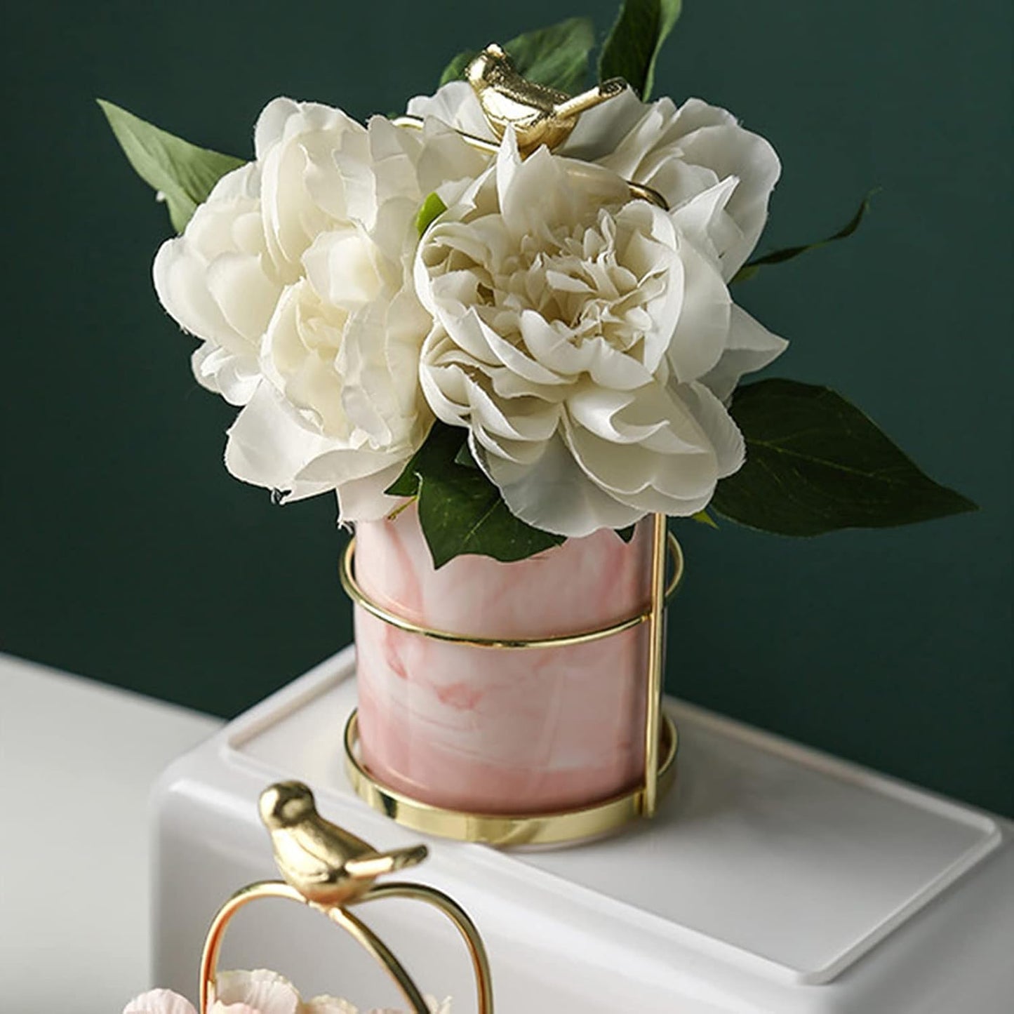 Blumenpflanzgefäße mit Vogel-Design für Stilvolle Dekoration