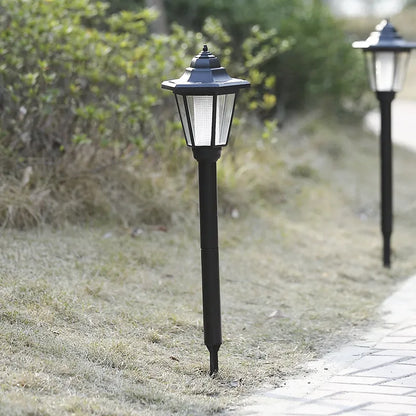 Solar Gartenlaterne Mit LED – Außenbeleuchtung Für Terrasse Und Garten Im Klassischen Lampen-design