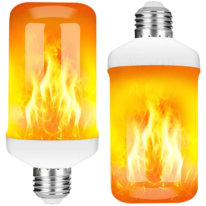 Flammen-Effekt Lampe – 9W LED Glühbirne mit Realistischem Flammenschein