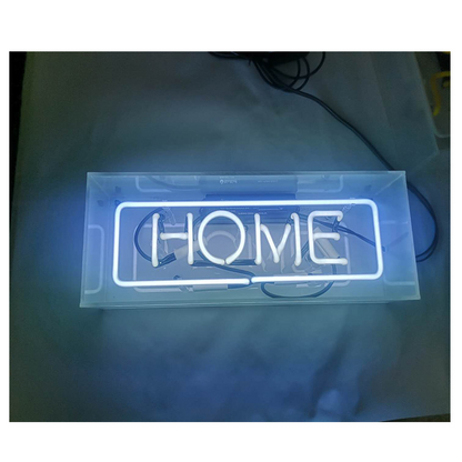 Neon Schild Acrylglas – LED Lichtbox für Wohnzimmer Und Schlafzimmer, Dekorative Tischlampe