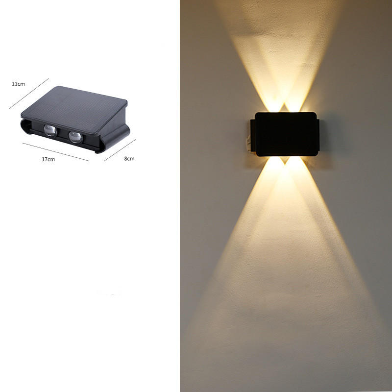 Moderne Led Außenwandleuchte Mit Up Und Down Licht – Wasserdichte Wandlampe Für Hausfassade Und Eingangsbereich