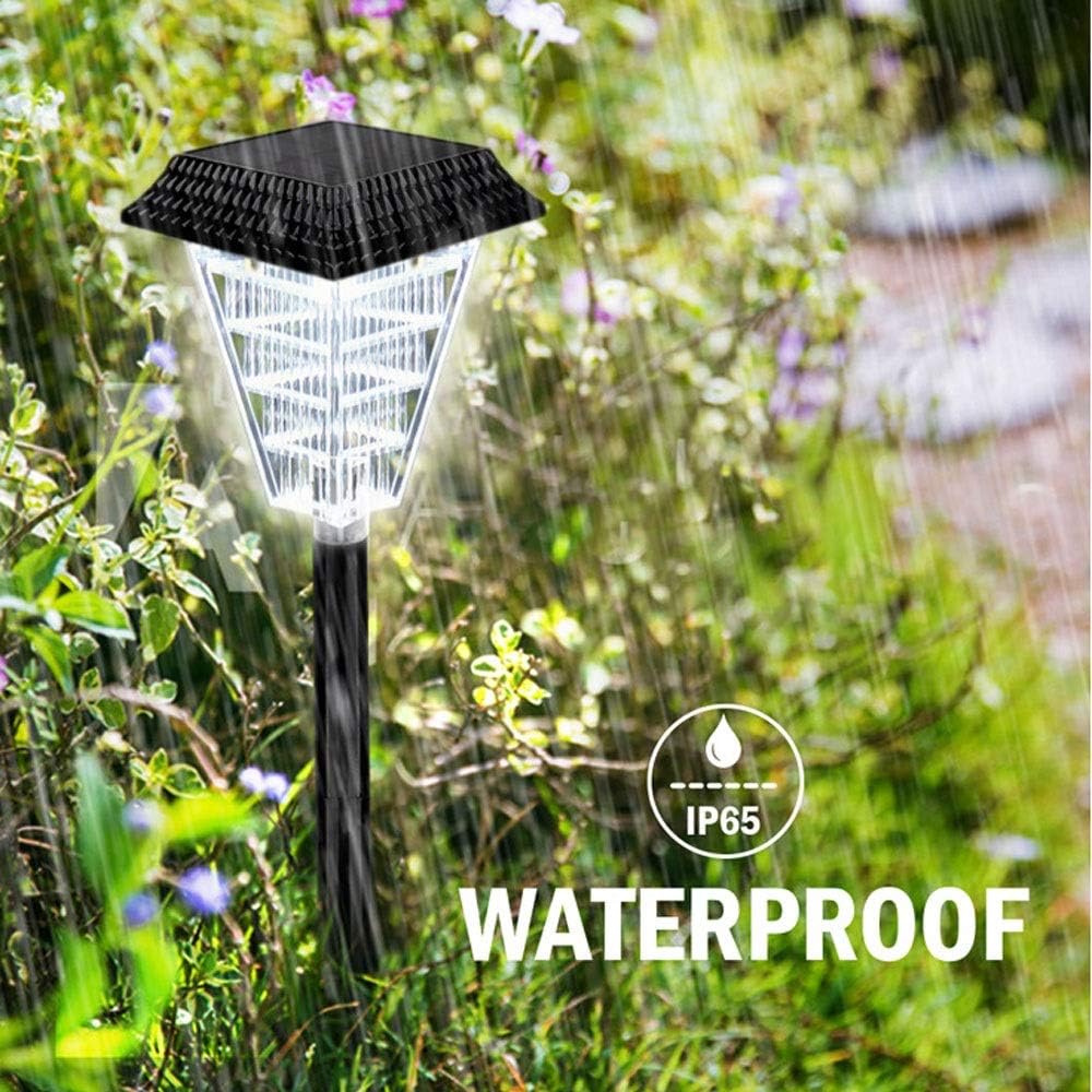 Solar LED Wegleuchten mit Kristalllicht-Effekt – Wasserdichte Außenbeleuchtung für Garten und Einfahrt