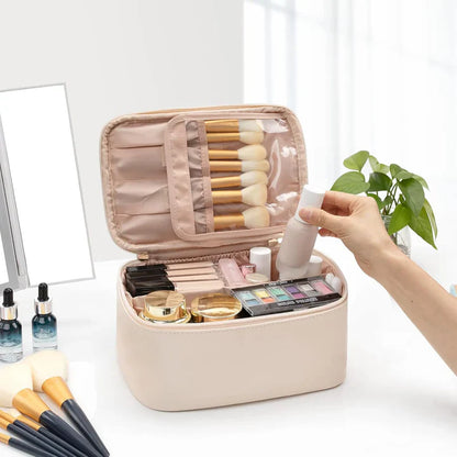 Praktischer Make-Up Organizer Für Reisen | Mit Fächern Und Verteilern