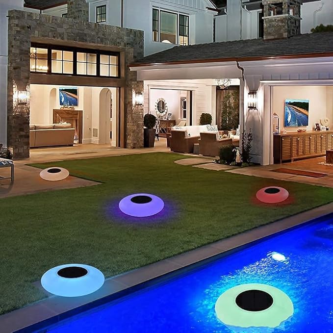 Solar Gartenleuchten Augen-Design – LED Außenbeleuchtung für Garten & Terrasse, wetterfest
