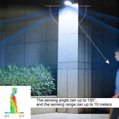 Solar Wandleuchte Mit Bewegungsmelder – LED Außenbeleuchtung für Garten UndTerrasse