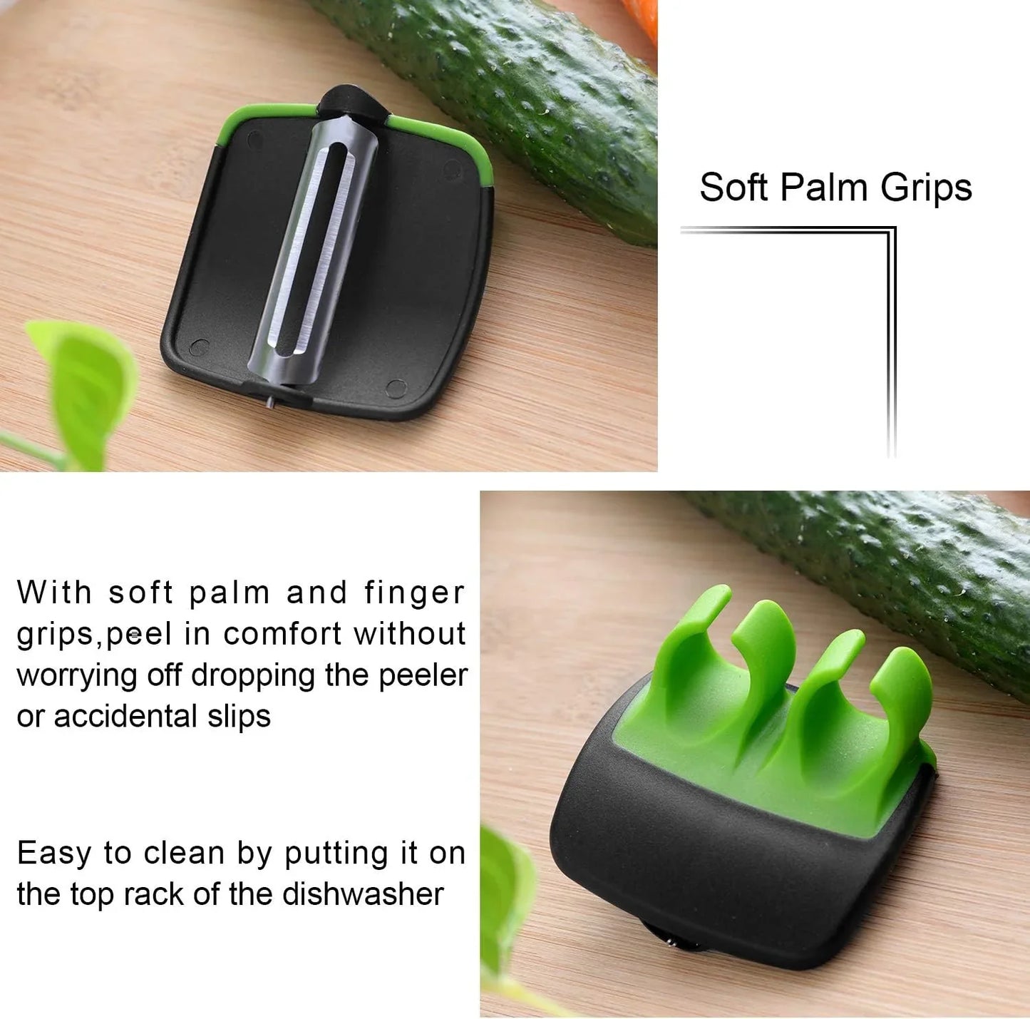 4 Teiliges Finger Gemüseschäler Set