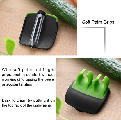 4 Teiliges Finger Gemüseschäler Set