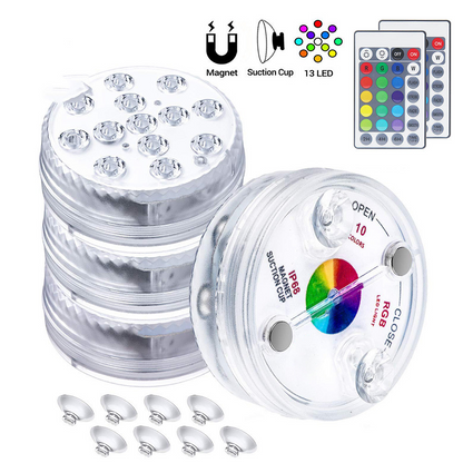 Unterwasser Led Licht Mit Fernbedienung – Rgb Multicolor Poolbeleuchtung Für Badezimmer Und Teiche