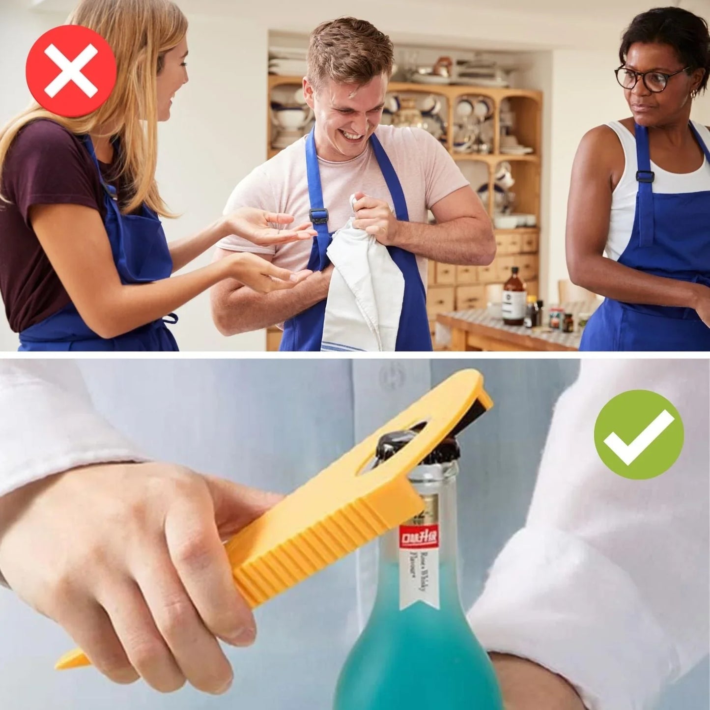 Ergonomischer Flaschenöffner mit Praktischem Griff für Einfache Anwendung