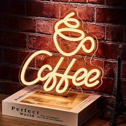Neon LED Kaffeeschild für Wanddekoration