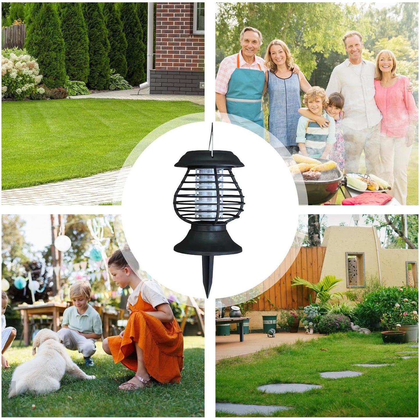 Solar Insektenabwehr Lampe mit LED-Licht – Effektive Mückenbekämpfung für den Garten