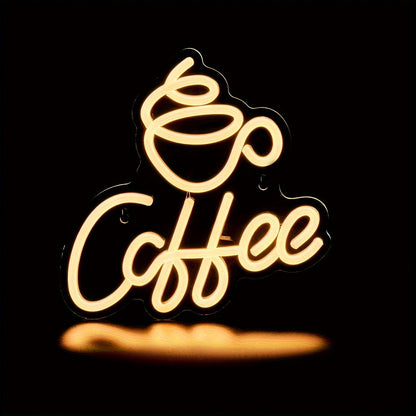 Neon LED Kaffeeschild für Wanddekoration