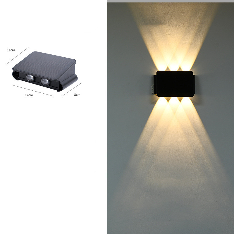 Moderne Led Außenwandleuchte Mit Up Und Down Licht – Wasserdichte Wandlampe Für Hausfassade Und Eingangsbereich