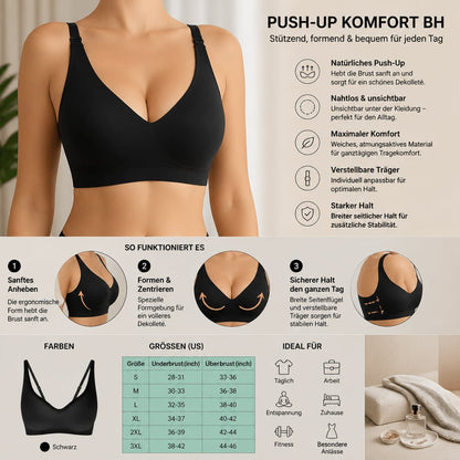 Push-Up Komfort BH – Stützend, formend & bequem für jeden Tag