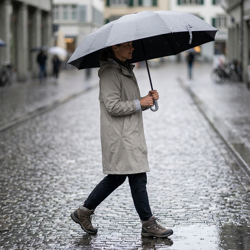 Premium-Automatik-Faltschirm für Sonne & Regen – Kompakt & windfest