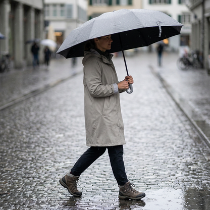 Premium-Automatik-Faltschirm für Sonne & Regen – Kompakt & windfest
