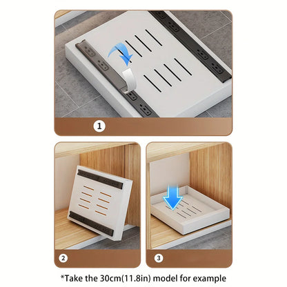 Erweiterbarer Küchenschrank Organizer