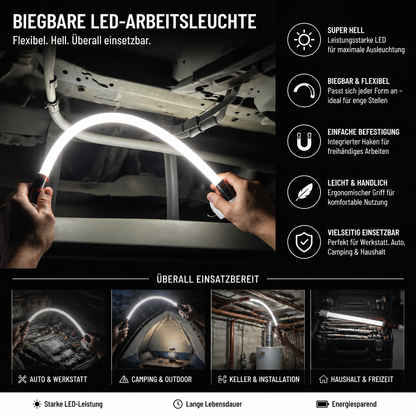 Biegbare LED-Arbeitsleuchte