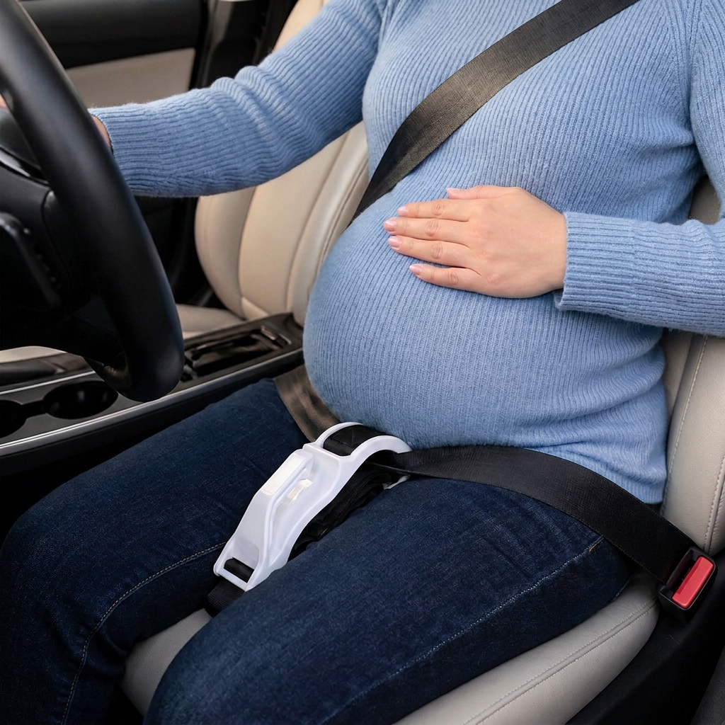 Bauchstützgurt für Schwangere im Auto – Verstellbare & bequeme Unterstützung für den Babybauch