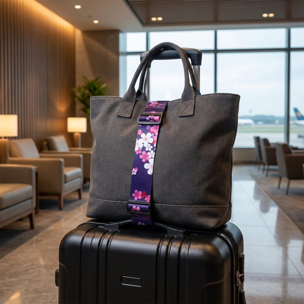 Verstellbarer Verbindungsgurt für Gepäck