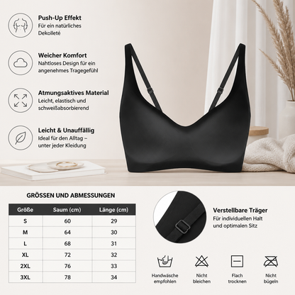 Push-Up Komfort BH – Stützend, formend & bequem für jeden Tag