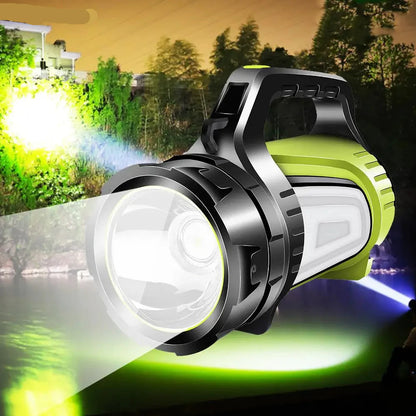 LED Doppelseiten Taschenlampe – Wasserdichte Arbeitslampe für Outdoor und Notfälle
