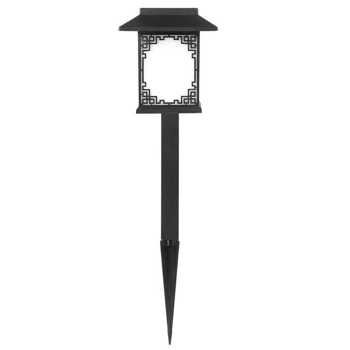 Solar LED Gartenlampe – Große quadratische Lampe mit warmem Licht und dualer Nutzung