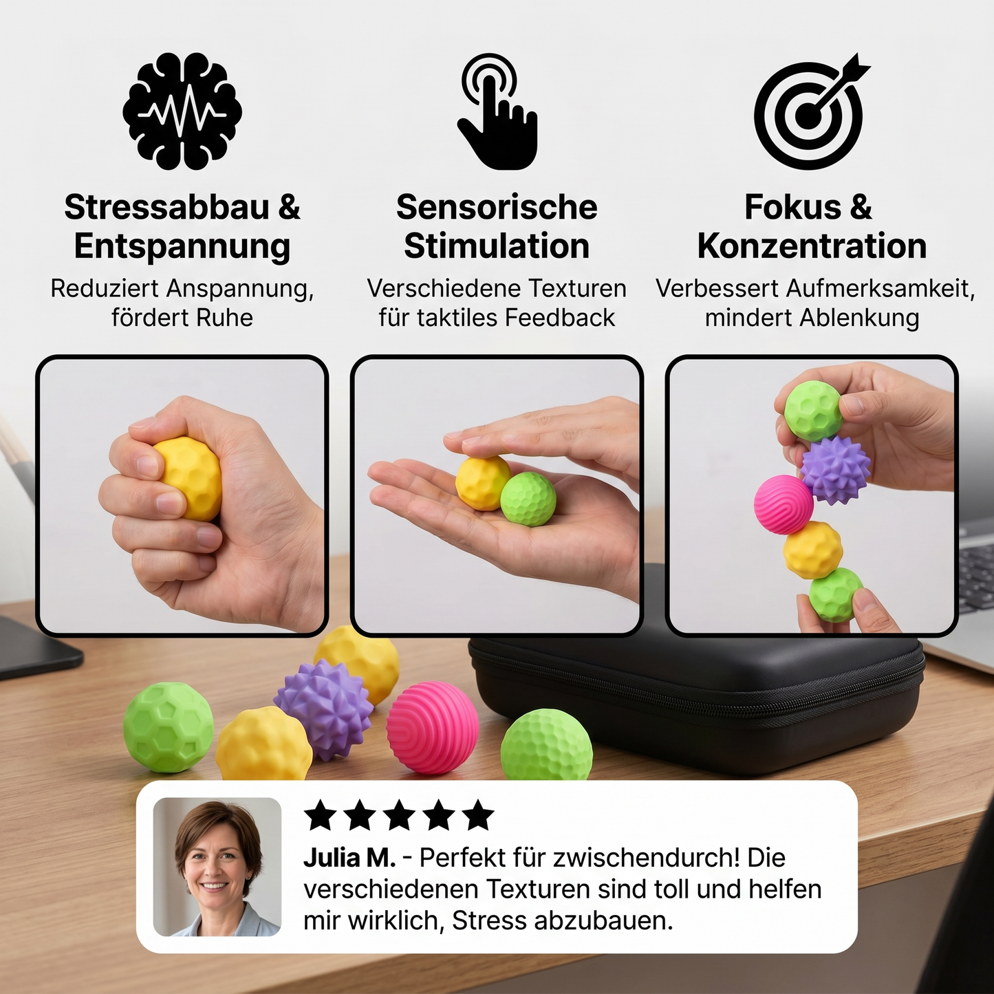 Magnetische Silikonkugeln – Sensorisches Beschäftigungsspielzeug für Stressabbau und Entspannung