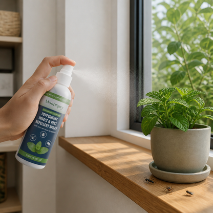 Pfefferminzöl Insekten- und Schädlingsabwehrspray – Für Haus und Garten