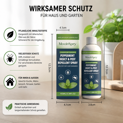Pfefferminzöl Insekten- und Schädlingsabwehrspray – Für Haus und Garten