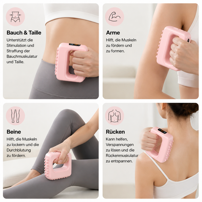 Faszienmassagegerät – Vibrationsgerät zum Muskelaufbau für Bauch, Taille und Ganzkörper