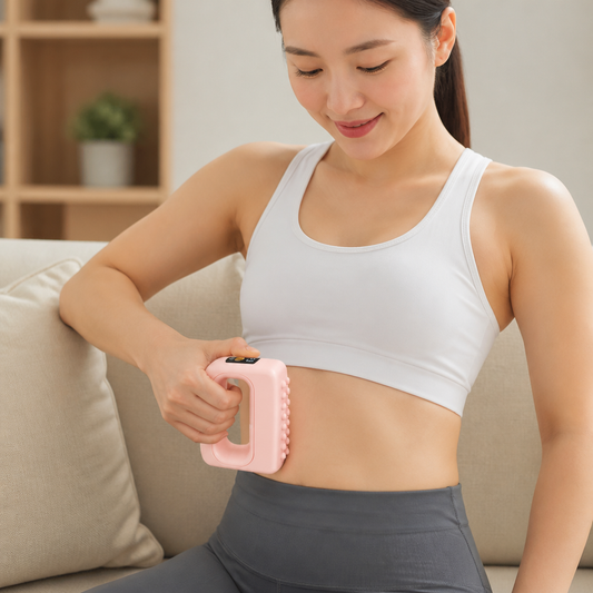Faszienmassagegerät – Vibrationsgerät zum Muskelaufbau für Bauch, Taille und Ganzkörper