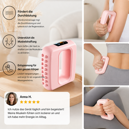 Faszienmassagegerät – Vibrationsgerät zum Muskelaufbau für Bauch, Taille und Ganzkörper