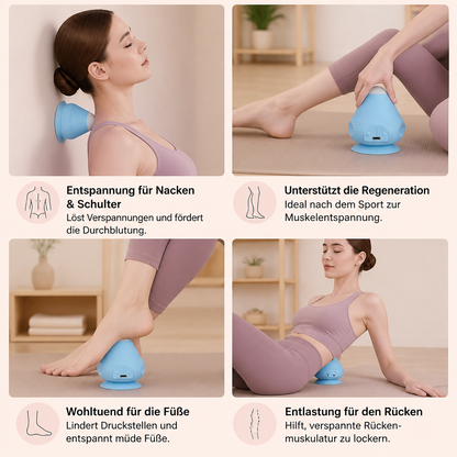 Triggerpunkt-Selbstmassageball mit Saugnapf