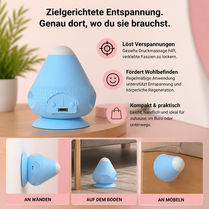 Triggerpunkt-Selbstmassageball mit Saugnapf