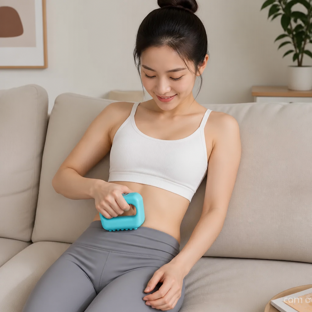 Faszienmassagegerät – Vibrationsgerät zum Muskelaufbau für Bauch, Taille und Ganzkörper