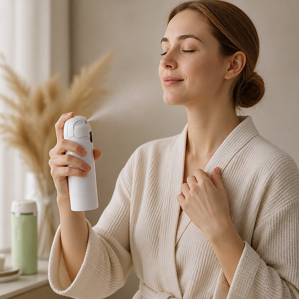 4-in-1 Reisebehälter – Auslaufsichere Flasche für Shampoo, Duschgel & Kosmetik