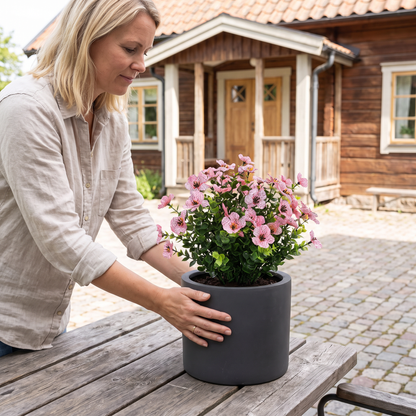 EverBloom – Unverblühender Kunstblumenstrauß aus Wildblumen für Pflanzkübel im Außenbereich