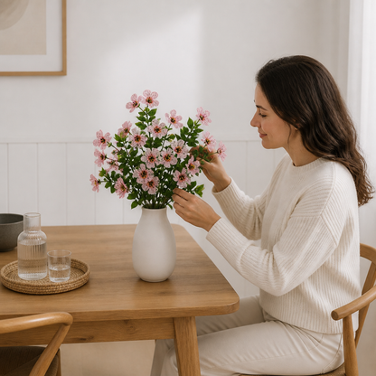 UV-beständiges künstliches Herbstblumenstrauß-Set